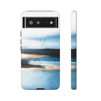 Abstract Blue Oil Painting Android Case (Protective) Google Pixel 6 Matte Phone Case