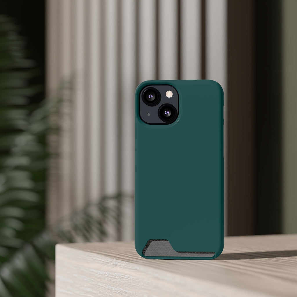 Deep Jungle Green iPhone Case (Card) Phone Case