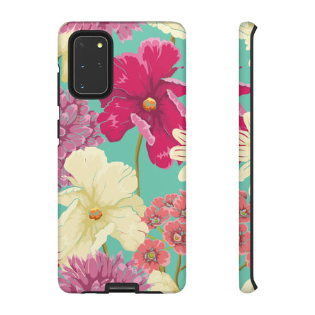 Colorful flowers in watercolor Samsung Case (Protective) Samsung Galaxy S20+ Matte Phone Case