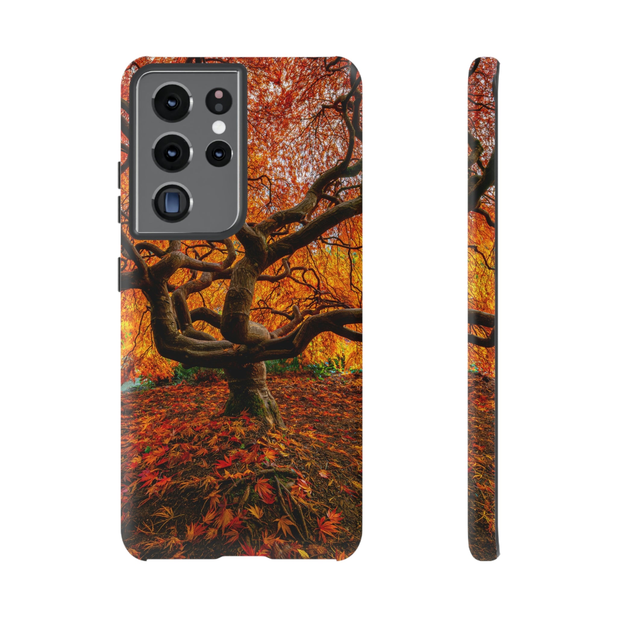 Fall Forest Android Case (Protective) Samsung Galaxy S21 Ultra Matte Phone Case