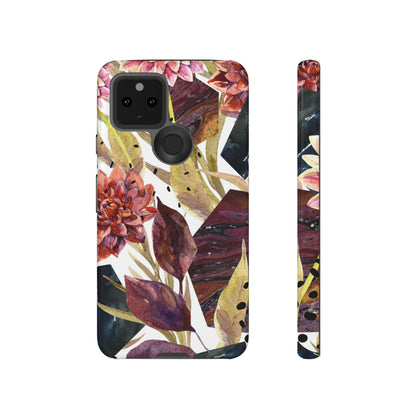 Autumn Floral Android Case (Protective) Google Pixel 5 5G Glossy Phone Case