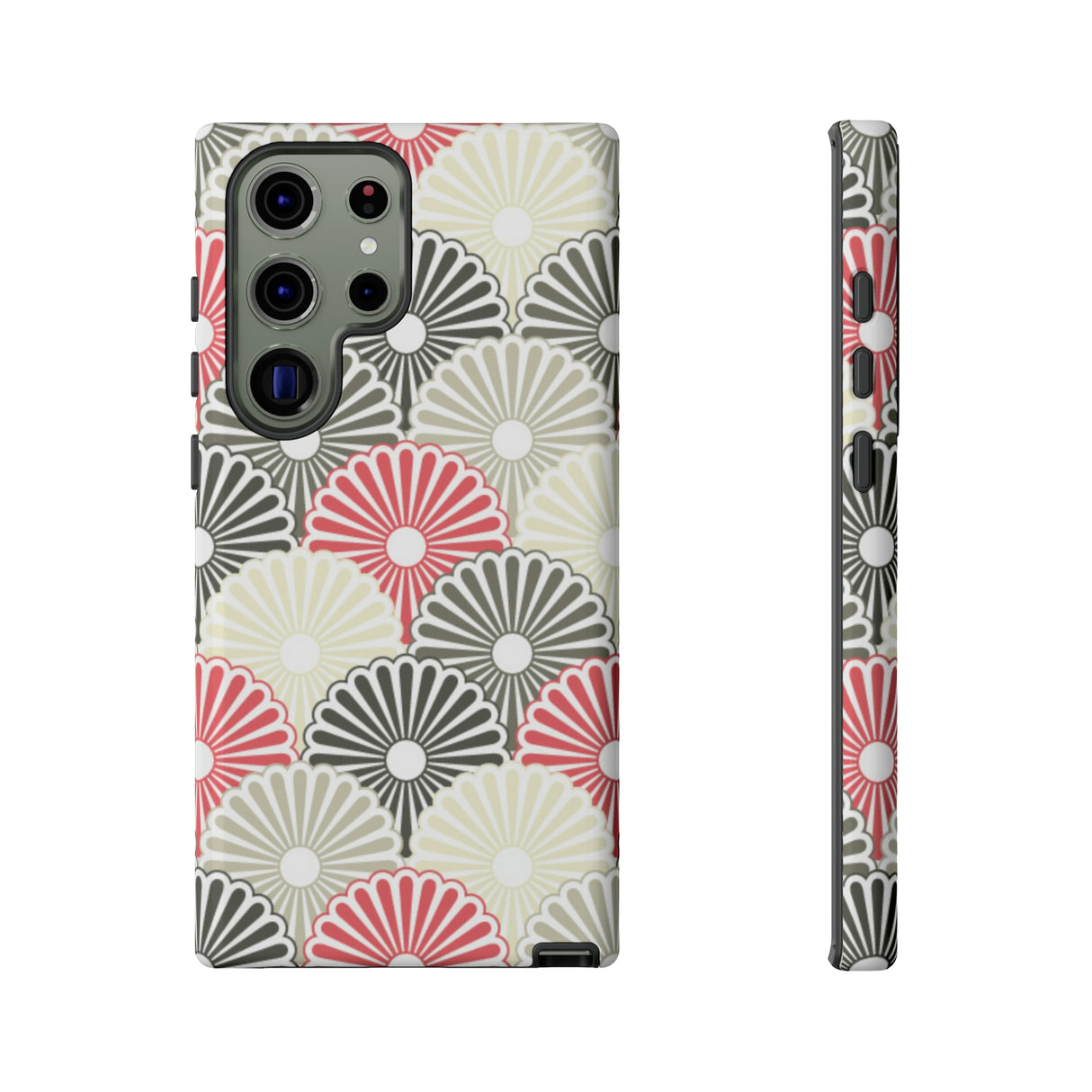 Japanese Flower Android Case (Protective) Samsung Galaxy S23 Ultra Glossy Phone Case