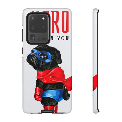 Hero Pug Android Case (Protective) Samsung Galaxy S20 Ultra Glossy Phone Case