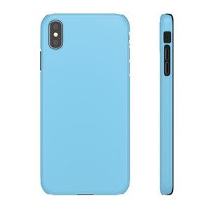 Baby Blue iPhone Case (Slim) iPhone XS MAX Glossy Phone Case