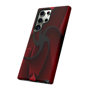 Red Liquid Spiral Android Case (Protective) Phone Case