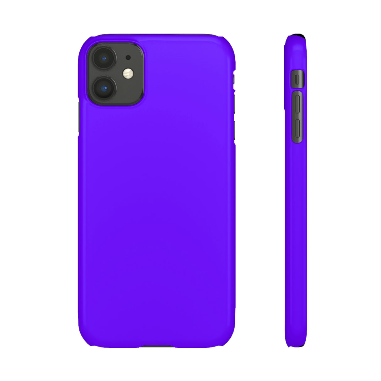 Electric Indigo iPhone Case (Slim) iPhone 11 Glossy Phone Case