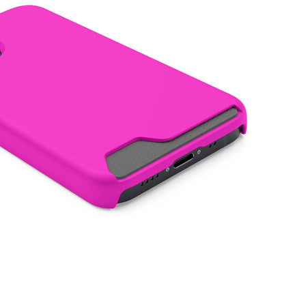 Hot Magenta iPhone Case (Card) Phone Case