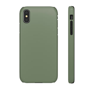 Camouflage Green iPhone Case (Slim) iPhone X Glossy Phone Case