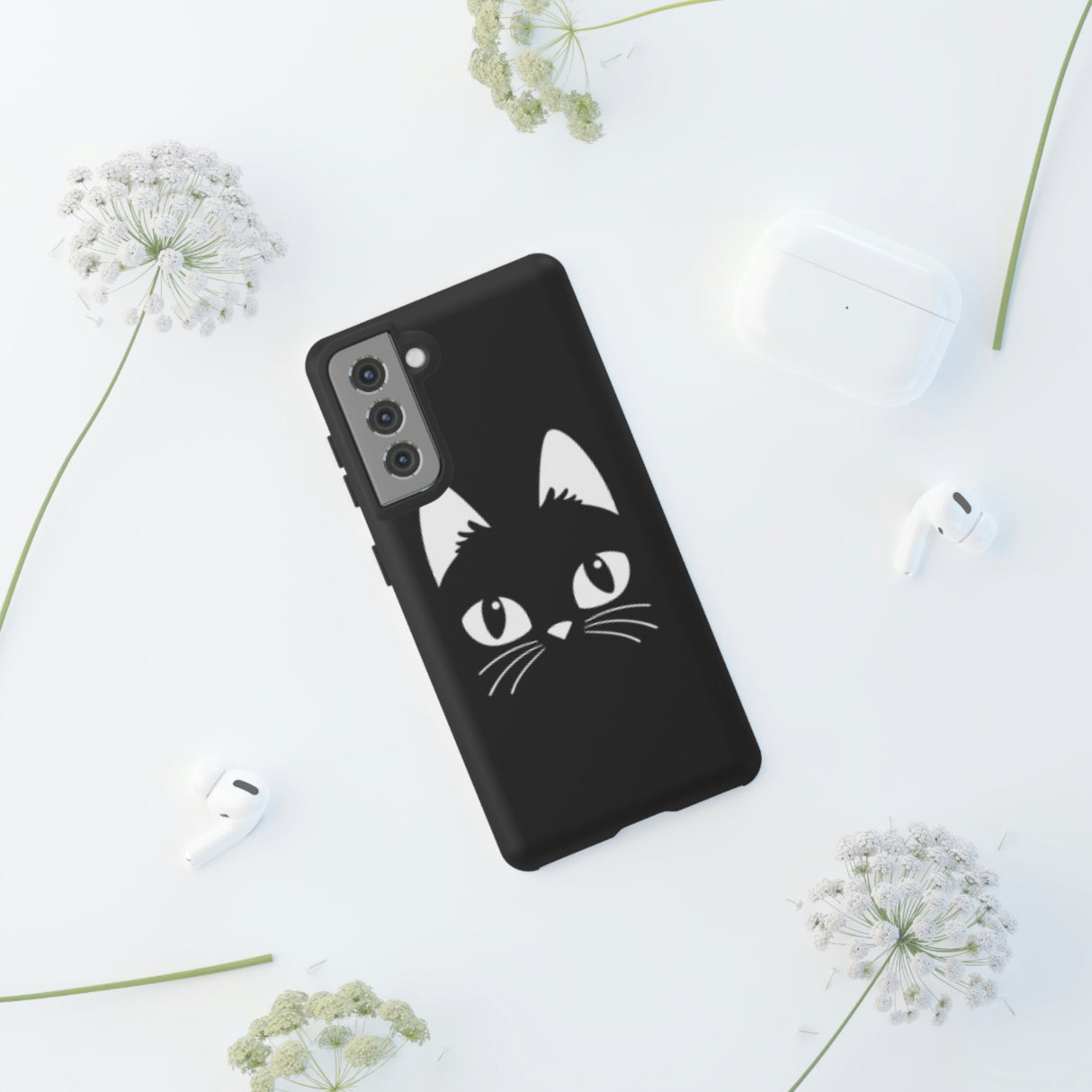 Cartoon Cat Icon Android Case (Protective) Phone Case