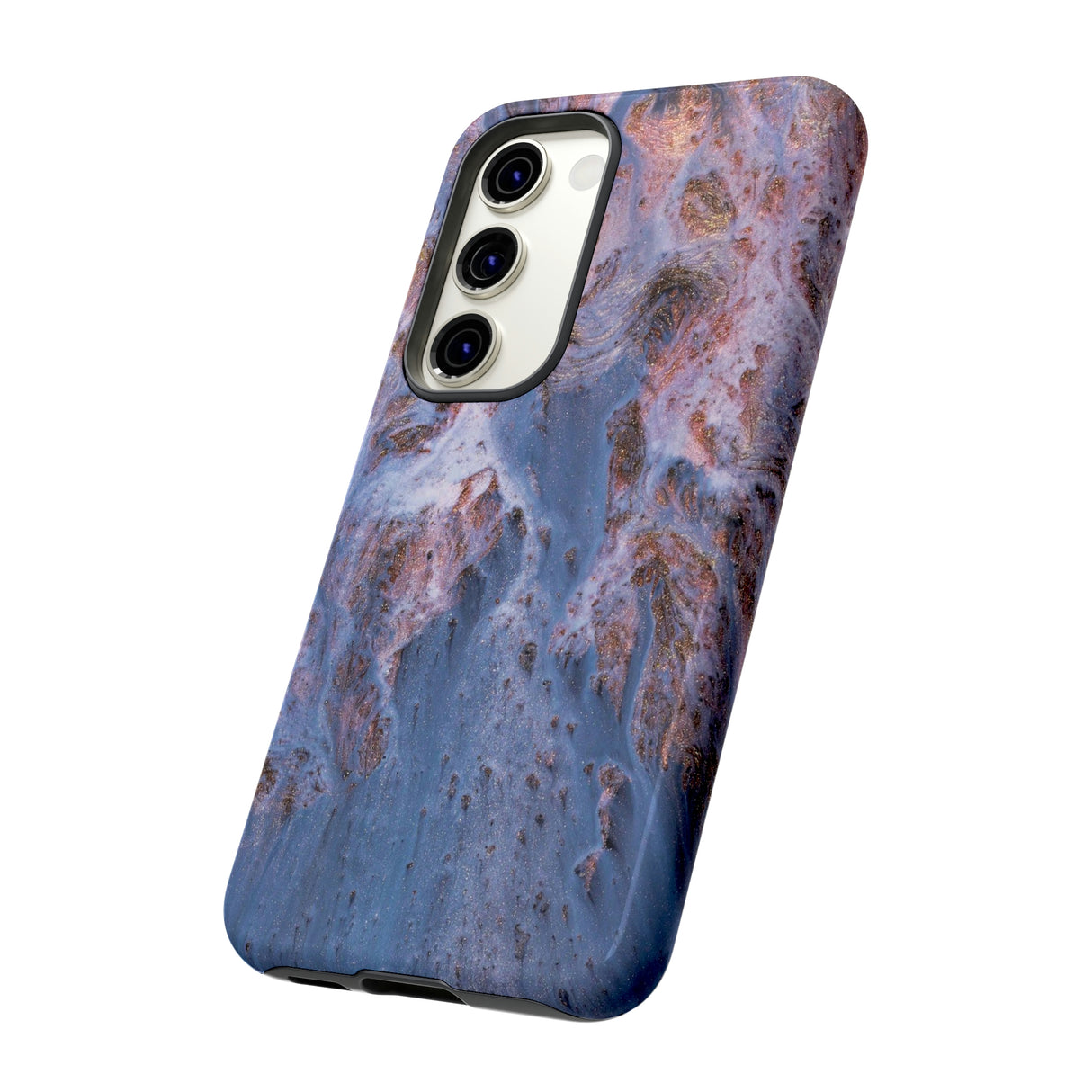 Blue Ice Ink Art Android Case (Protective) Phone Case