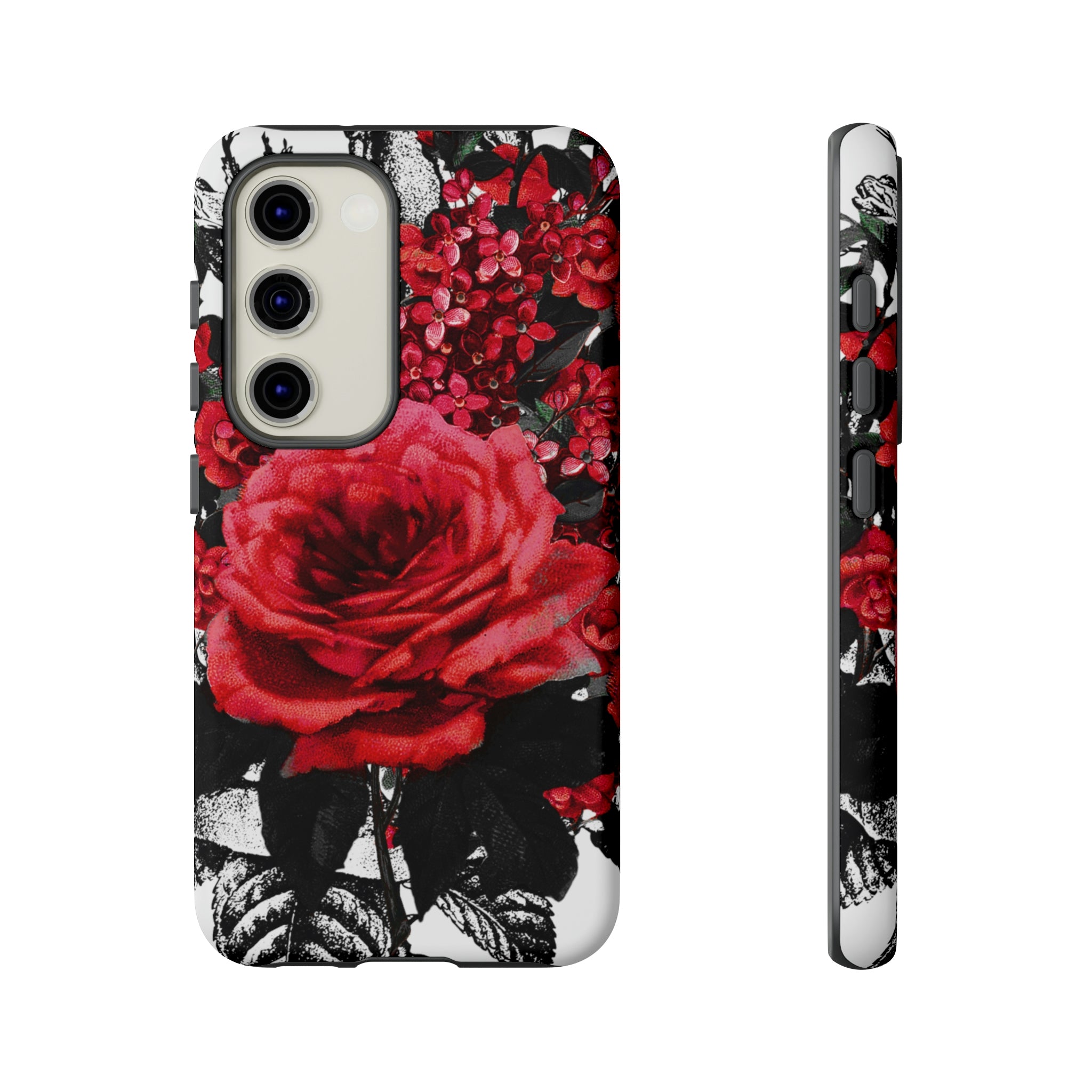 Rola Gothic Flower Samsung Case (Protective) Samsung Galaxy S23 Matte Phone Case