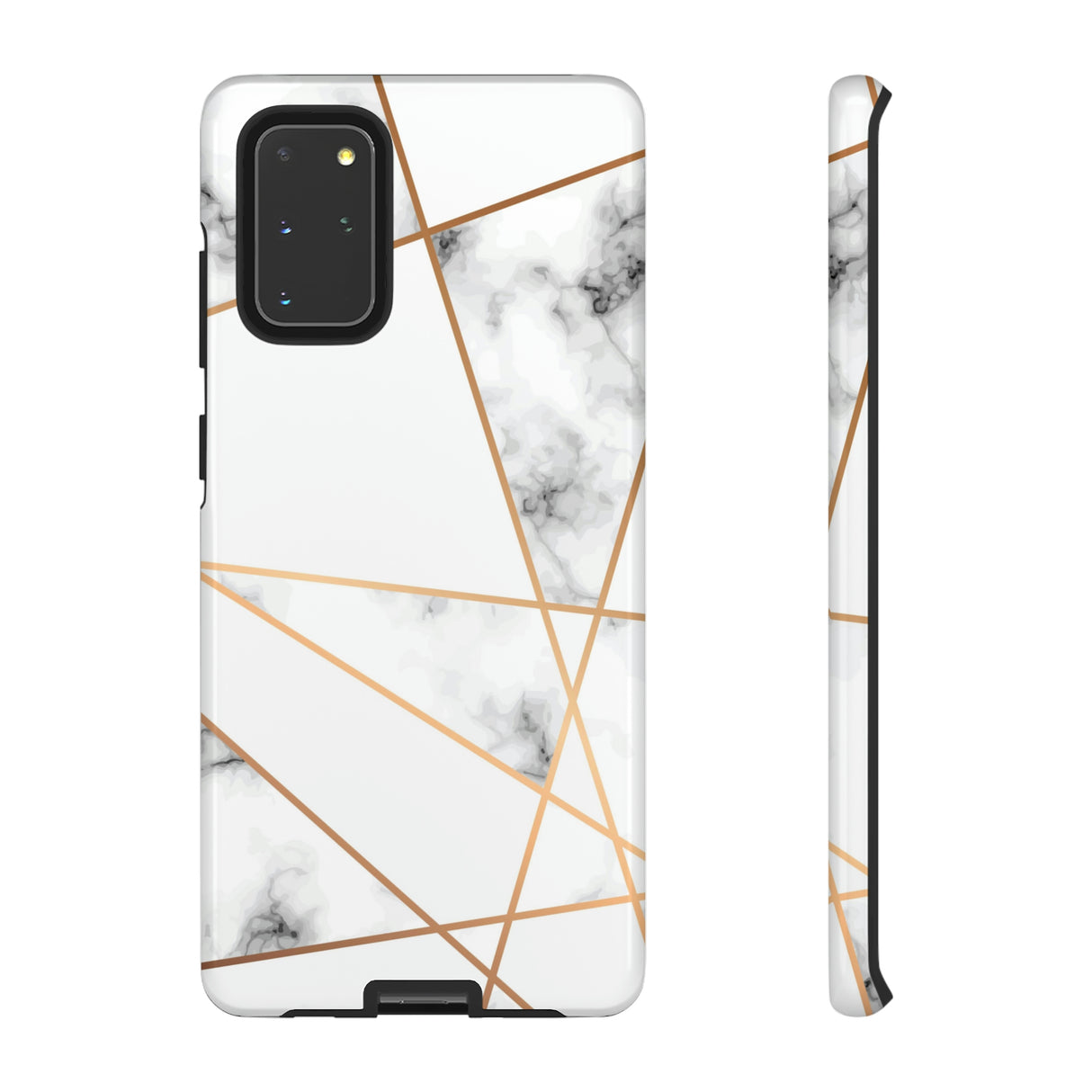 Marble Geometric Android Case (Protective) Samsung Galaxy S20+ Glossy Phone Case