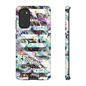 Abstract Green Purple Android Case (Protective) Samsung Galaxy S20 Matte Phone Case