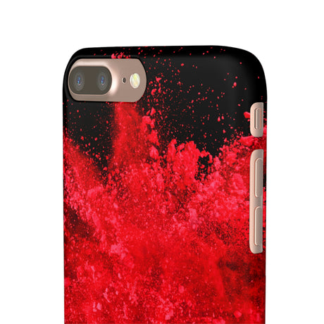 Red Explosion iPhone Case (Slim) Phone Case