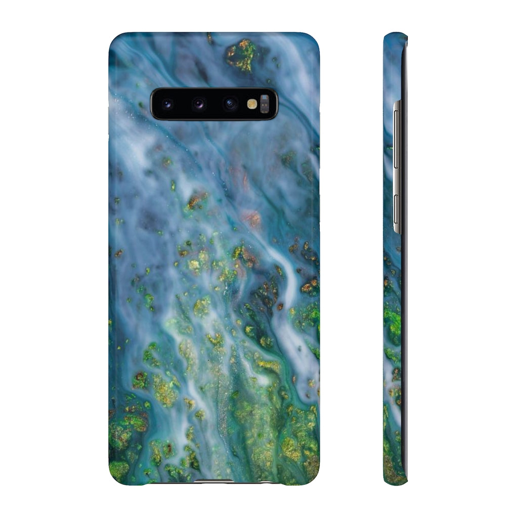 Forest Mist Ink Art Android Case (Slim) Samsung Galaxy S10 Plus Glossy Phone Case