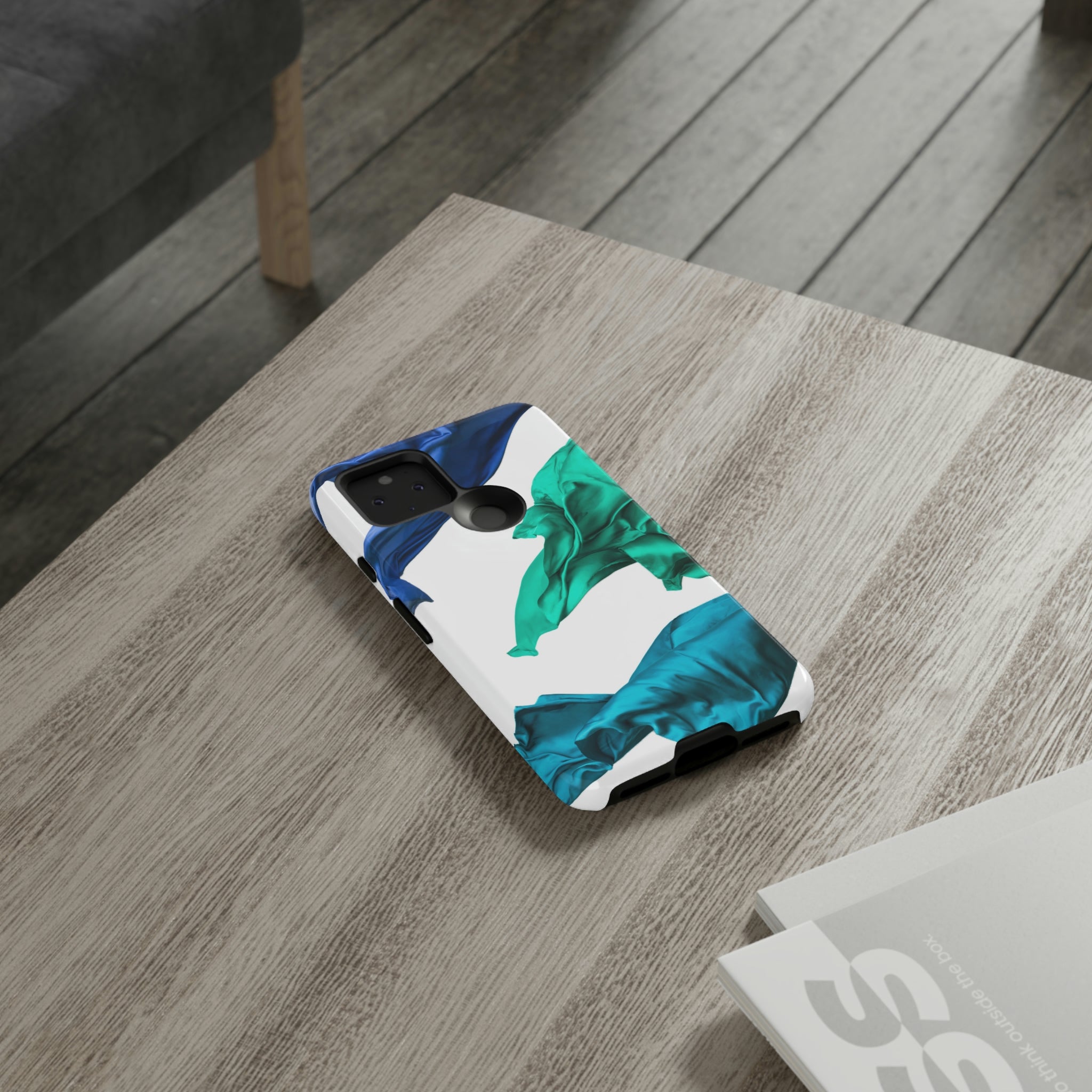 Blue Velvet Fabric Android Case (Protective) Phone Case