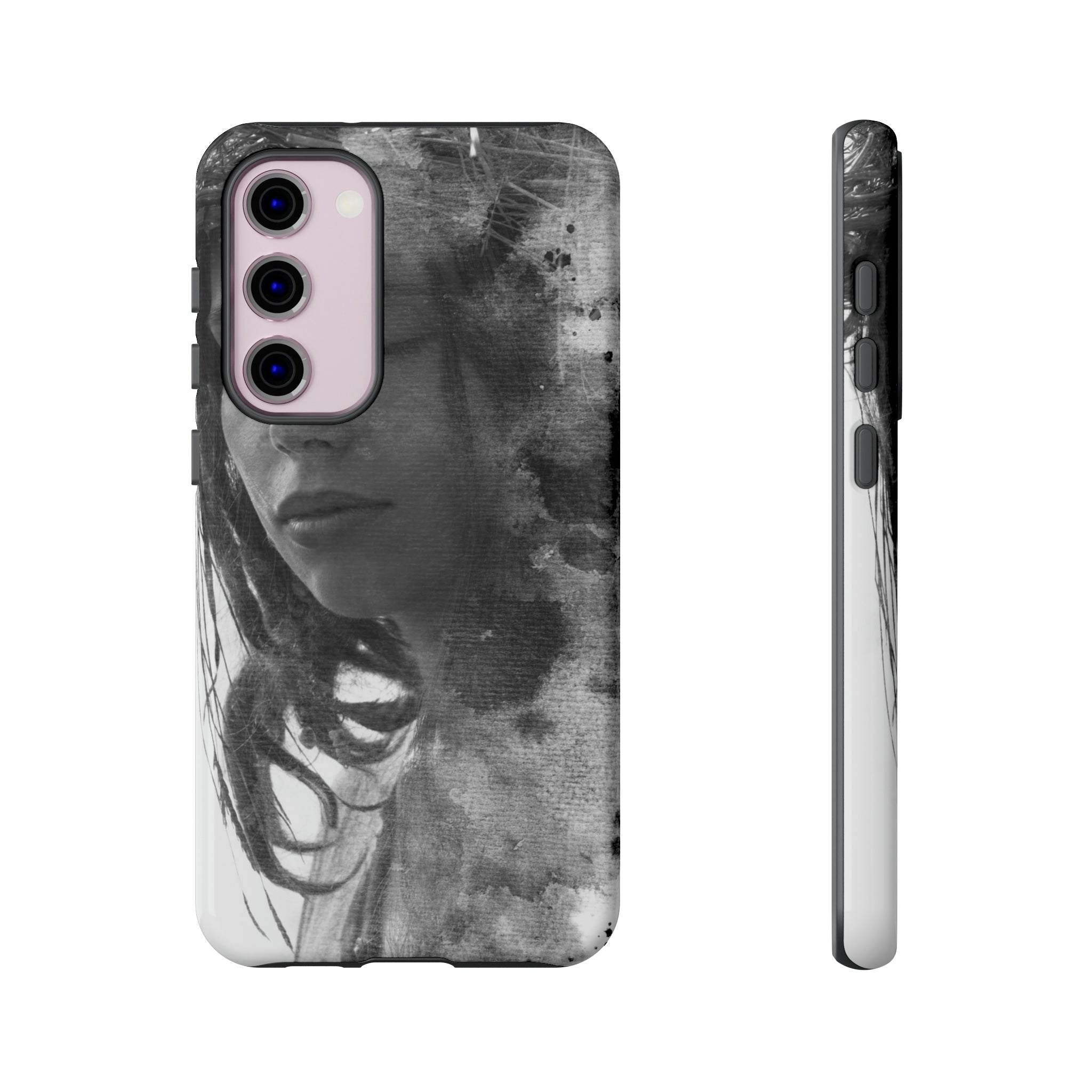 Portrait Lady Android Case (Protective) Samsung Galaxy S23 Plus Glossy Phone Case