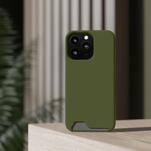 Army Green iPhone Case (Card) Phone Case