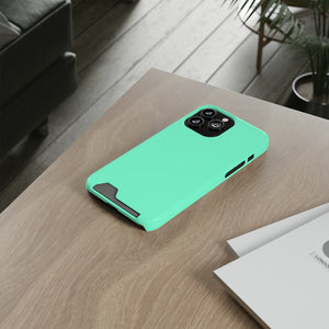 Aquamarine iPhone Case (Card) Phone Case