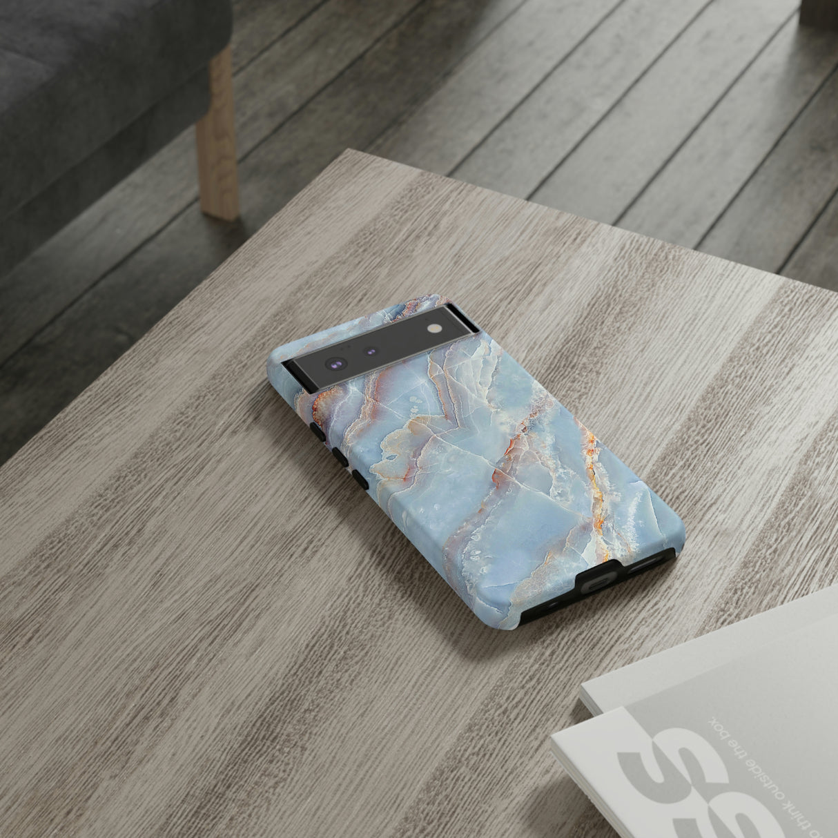 Blue Marble Background Android Case (Protective) Phone Case