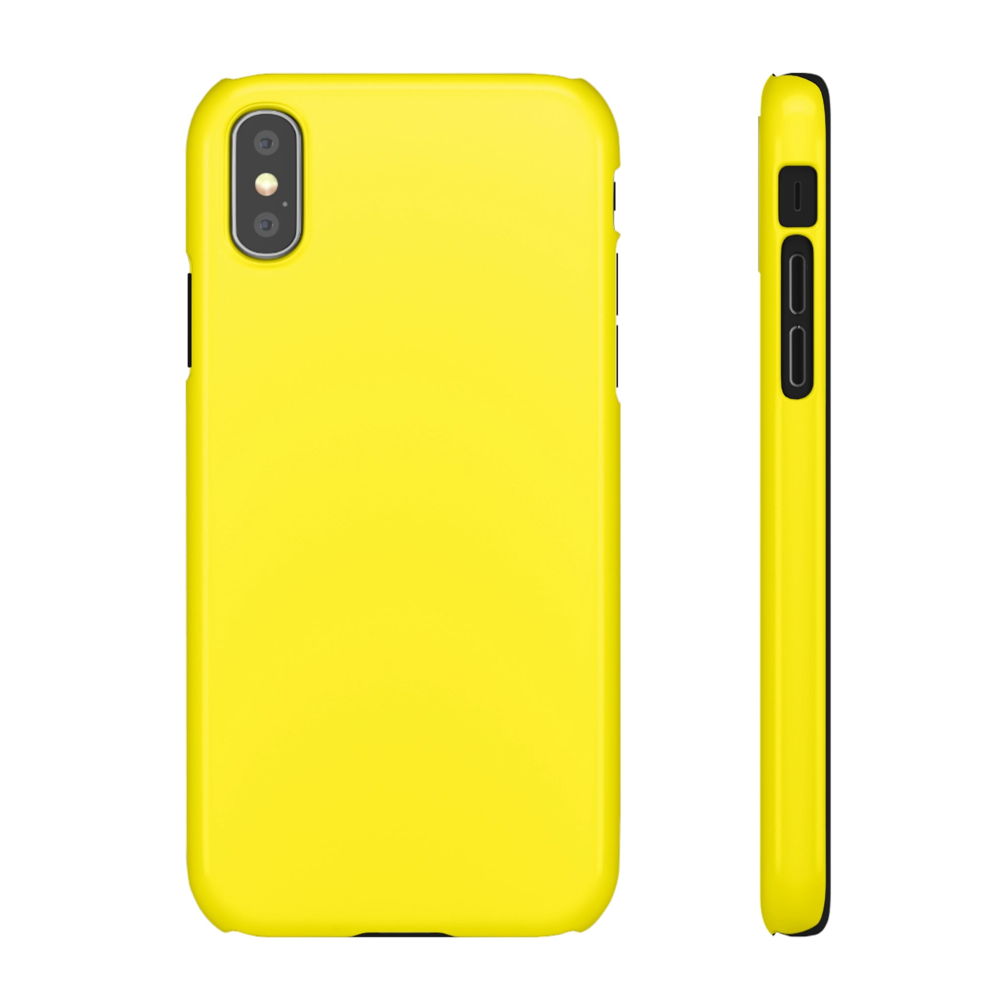 Canary Yellow iPhone Case (Slim) iPhone XS Glossy Phone Case