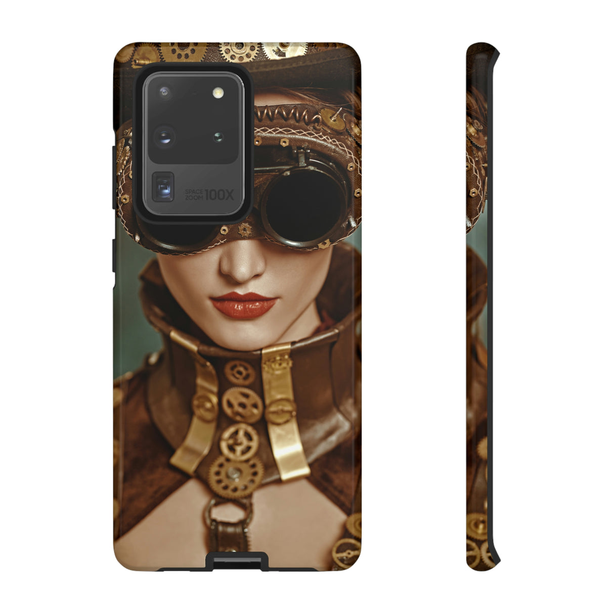 Steampunk Lady Android Case (Protective) Samsung Galaxy S20 Ultra Glossy Phone Case