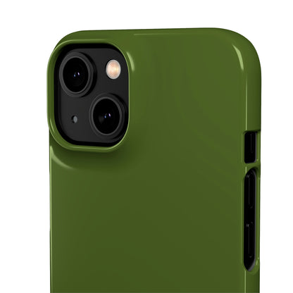 Dark Moss Green iPhone Case (Slim) Phone Case