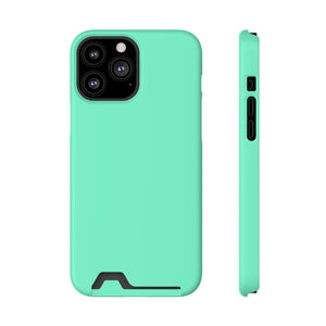 Aquamarine iPhone Case (Card) iPhone 13 Pro Max Matte Without gift packaging Phone Case