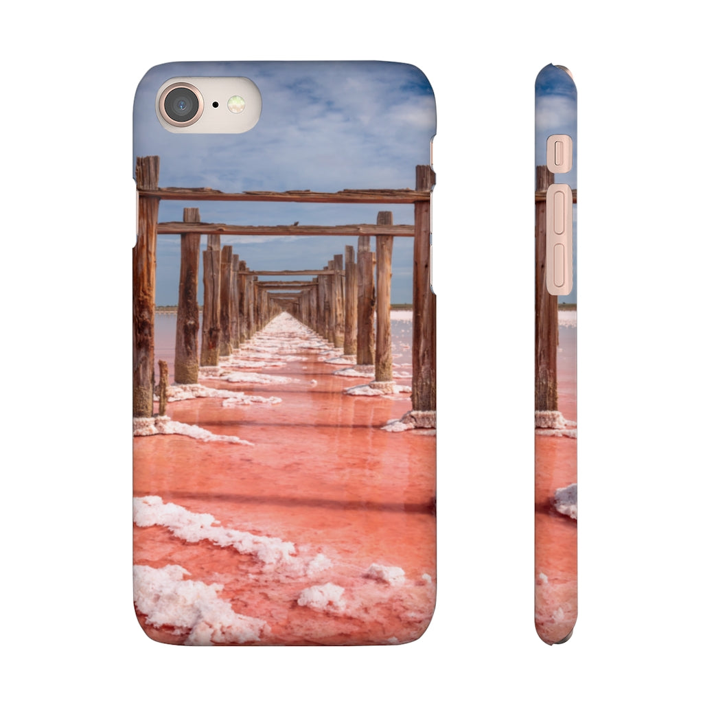 Pink Color of Salt Lake Samsung/iPhone (Slim) Phone Case