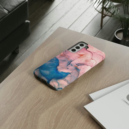 Pink Alcohol ink Marble Android Case (Protective) Phone Case