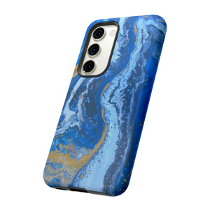 Acrylic Blue Gold Android Case (Protective) Phone Case