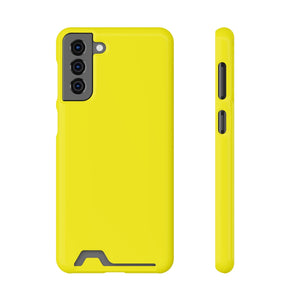 Cadmium Yellow Android Case (Card) Samsung Galaxy S21 Plus Glossy With gift packaging Phone Case