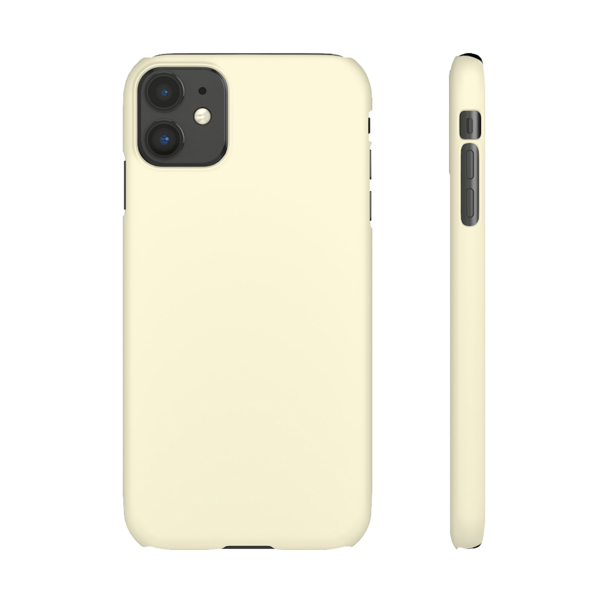 Cornsilk White iPhone Case (Slim) iPhone 11 Matte Phone Case