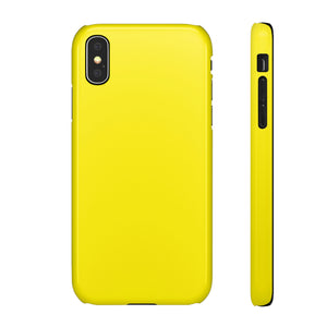 Canary Yellow iPhone Case (Slim) iPhone X Glossy Phone Case