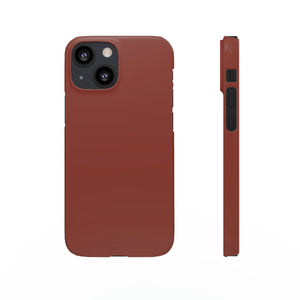 Burnt Umber iPhone Case (Slim) iPhone 13 Mini Matte Phone Case