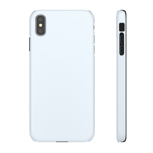 Alice Blue iPhone Case (Slim) iPhone XS MAX Glossy Phone Case