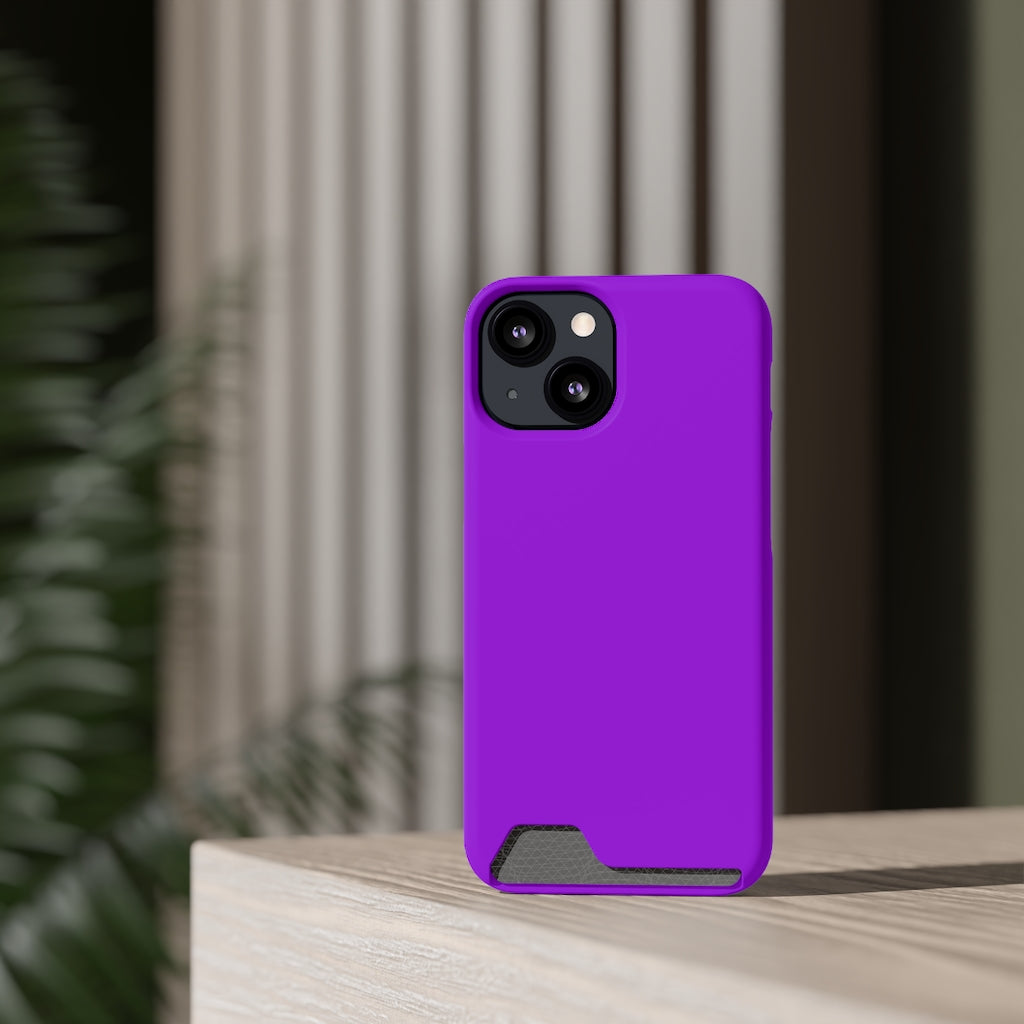 Electric Purple iPhone Case (Card) Phone Case