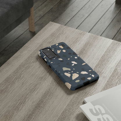 Dark Blue Terrazo Android Case (Protective) Phone Case