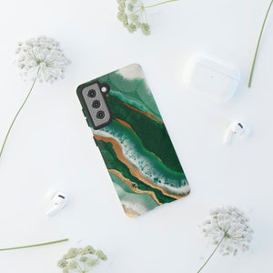 Green & Gold Epoxy Android Case (Protective) Phone Case