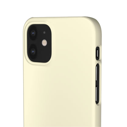 Cornsilk White iPhone Case (Slim) Phone Case