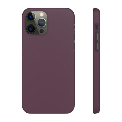 Eggplant iPhone Case (Slim) iPhone 12 Pro Matte Phone Case