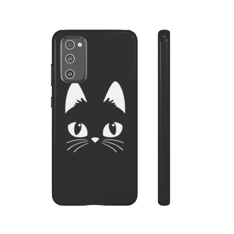 Cartoon Cat Icon Android Case (Protective) Samsung Galaxy S20 FE Glossy Phone Case