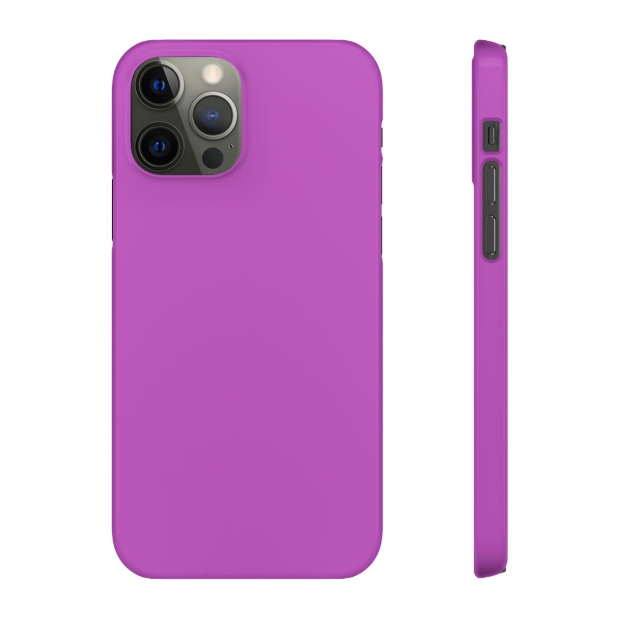 Deep Fuchsia Purple iPhone Case (Slim) iPhone 12 Pro Glossy Phone Case