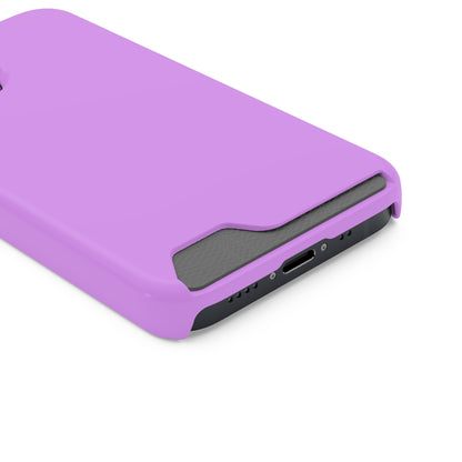 Bright Lilac iPhone Case (Card) Phone Case