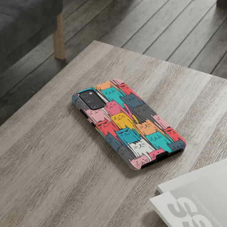 Colorful Cats Android Case (Protective) Phone Case