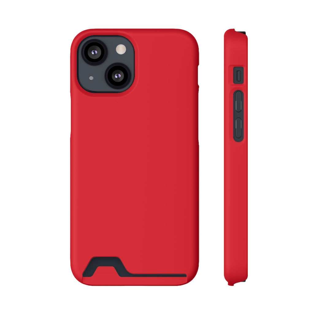 Cadmium Red iPhone Case (Card) iPhone 13 Mini Matte With gift packaging Phone Case