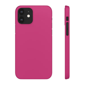 Fuchsia Purple iPhone Case (Slim) iPhone 12 Matte Phone Case