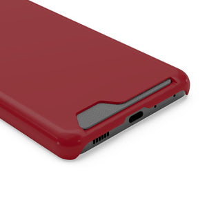 Carmine Red Samsung Case (Card) Phone Case