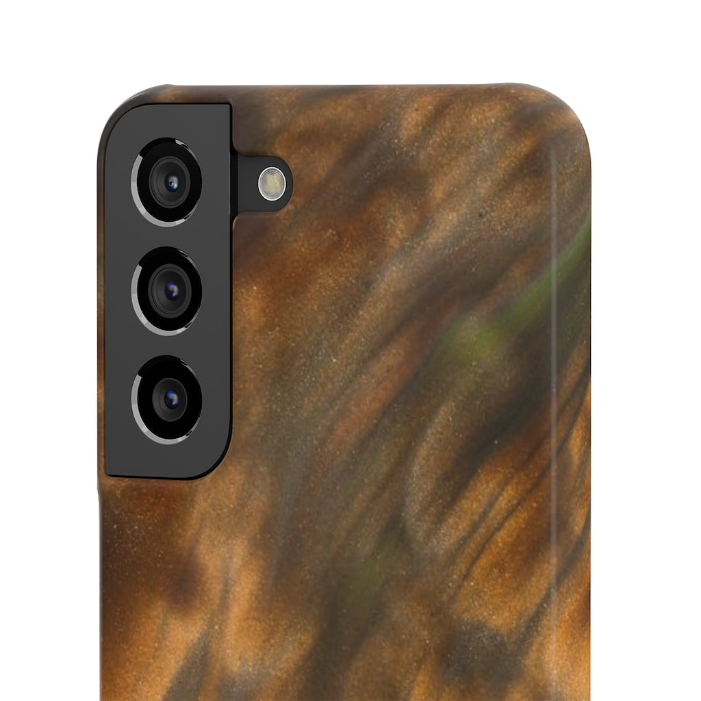 Gold Sand Ink Art Android Case (Slim) Phone Case