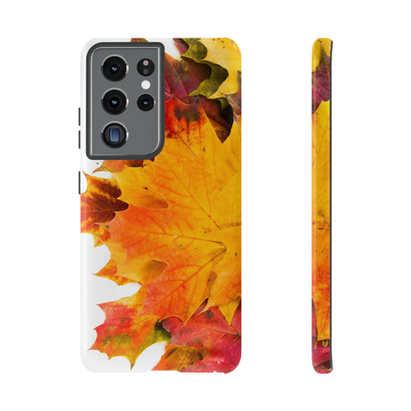 Autumn Maple Leaf Android Case (Protective) Samsung Galaxy S21 Ultra Glossy Phone Case